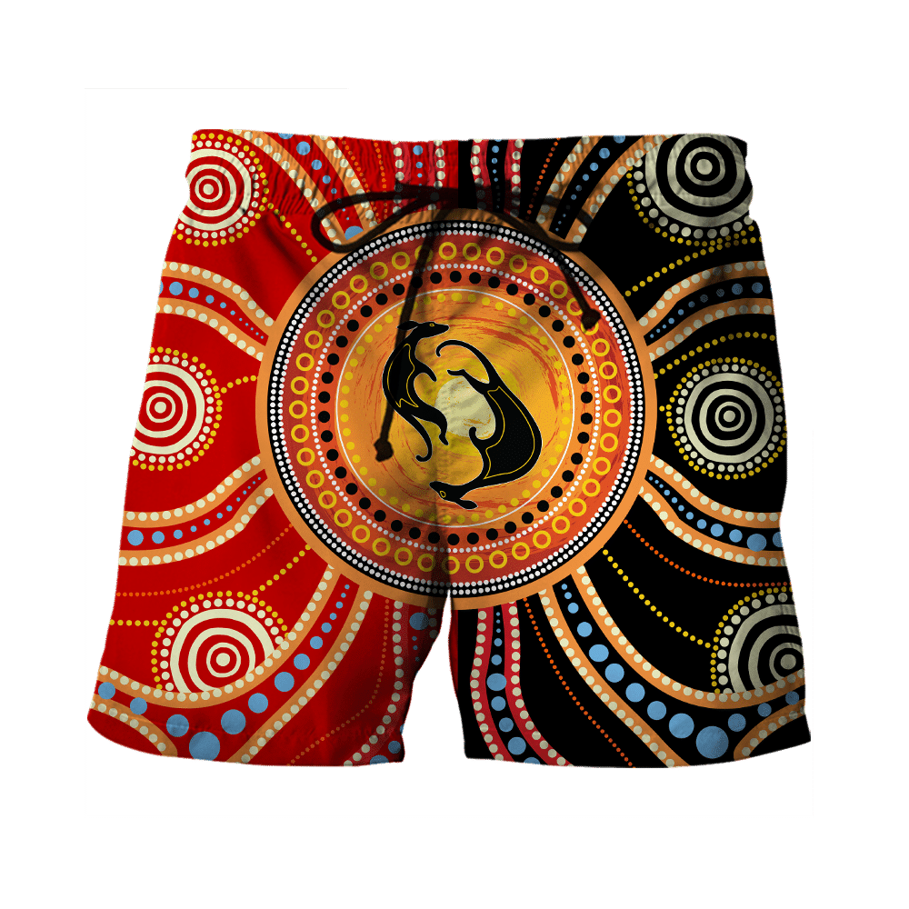 Aboriginal Kangaroo Australia Indigenous Painting Art hoodie For Men And Women