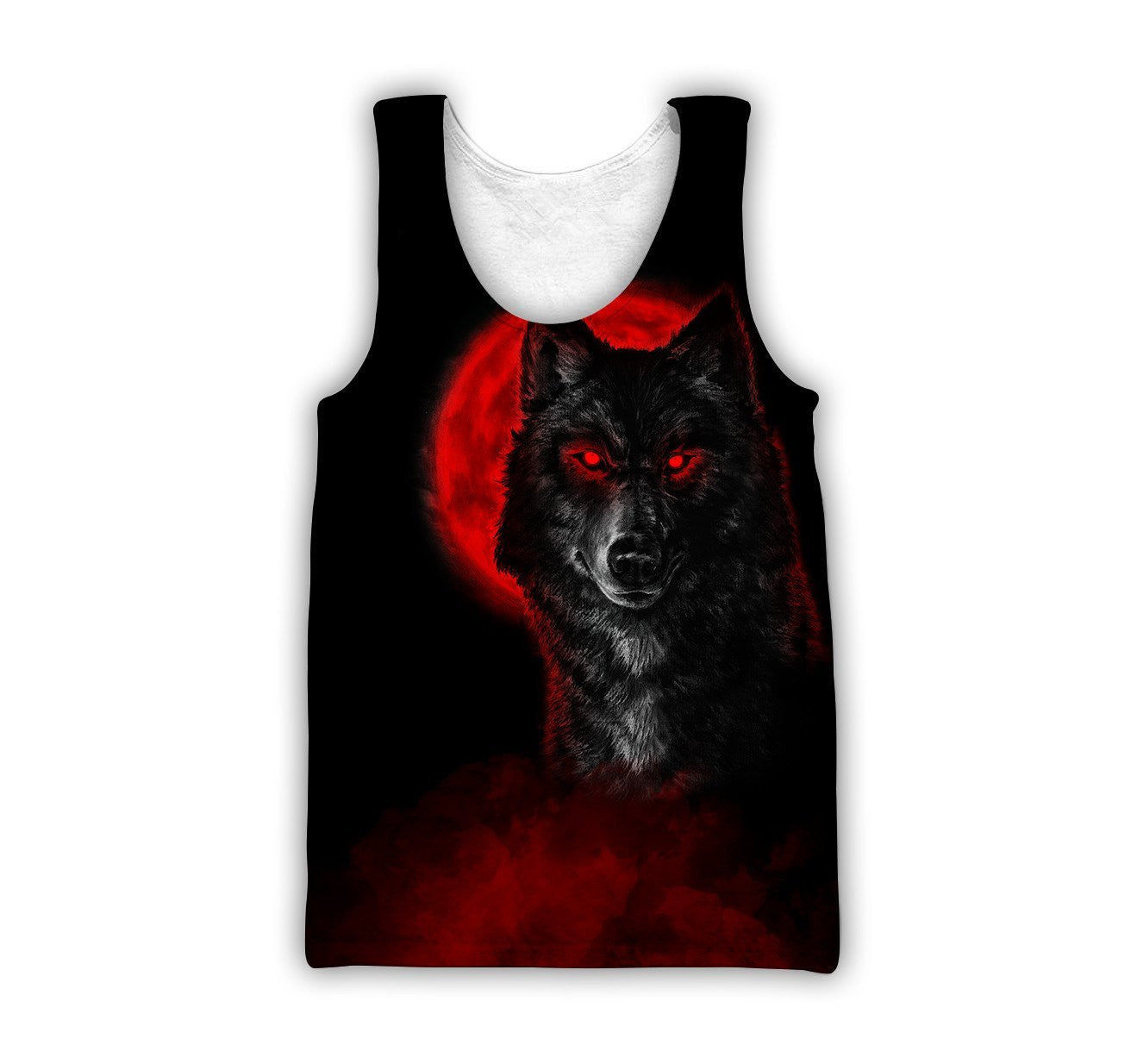 The Red Moon Wolf 3D All Over Printed Unisex Shirt - Amaze Style�?�