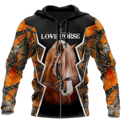 American Quarter Horse Camo 3D All Over Printed Shirts For Men And Women Hoodie