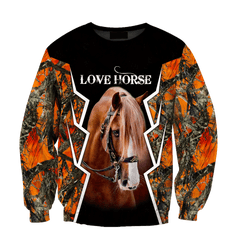 American Quarter Horse Camo 3D All Over Printed Shirts For Men And Women Hoodie