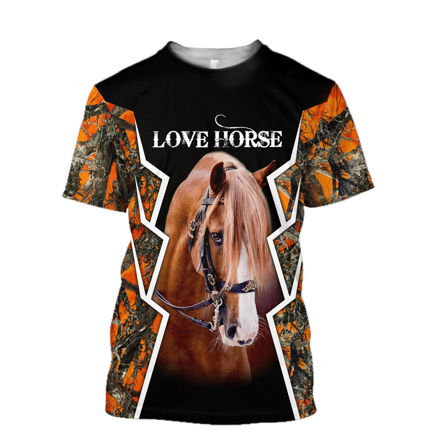 American Quarter Horse Camo 3D All Over Printed Shirts For Men And Women Hoodie