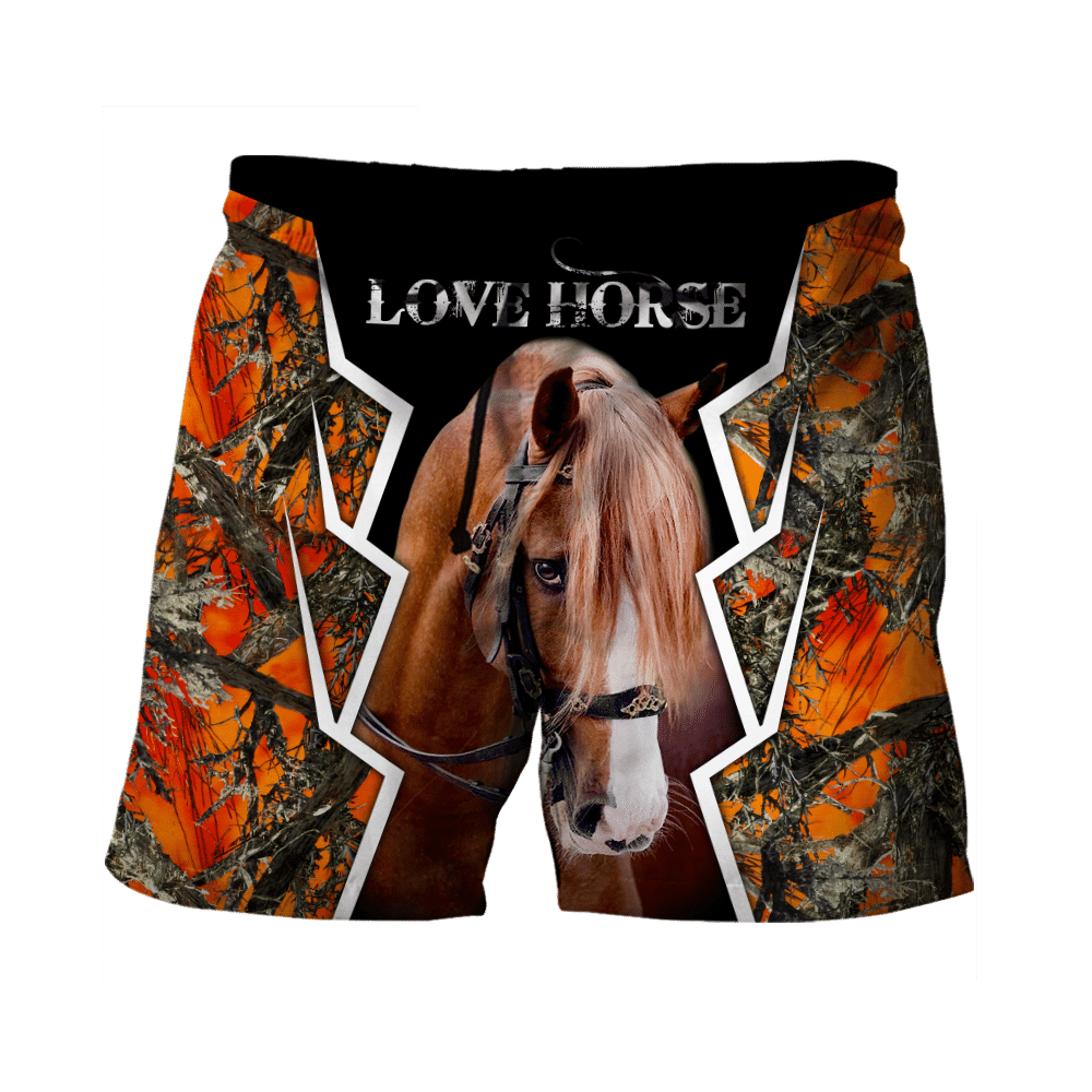 American Quarter Horse Camo 3D All Over Printed Shirts For Men And Women Hoodie