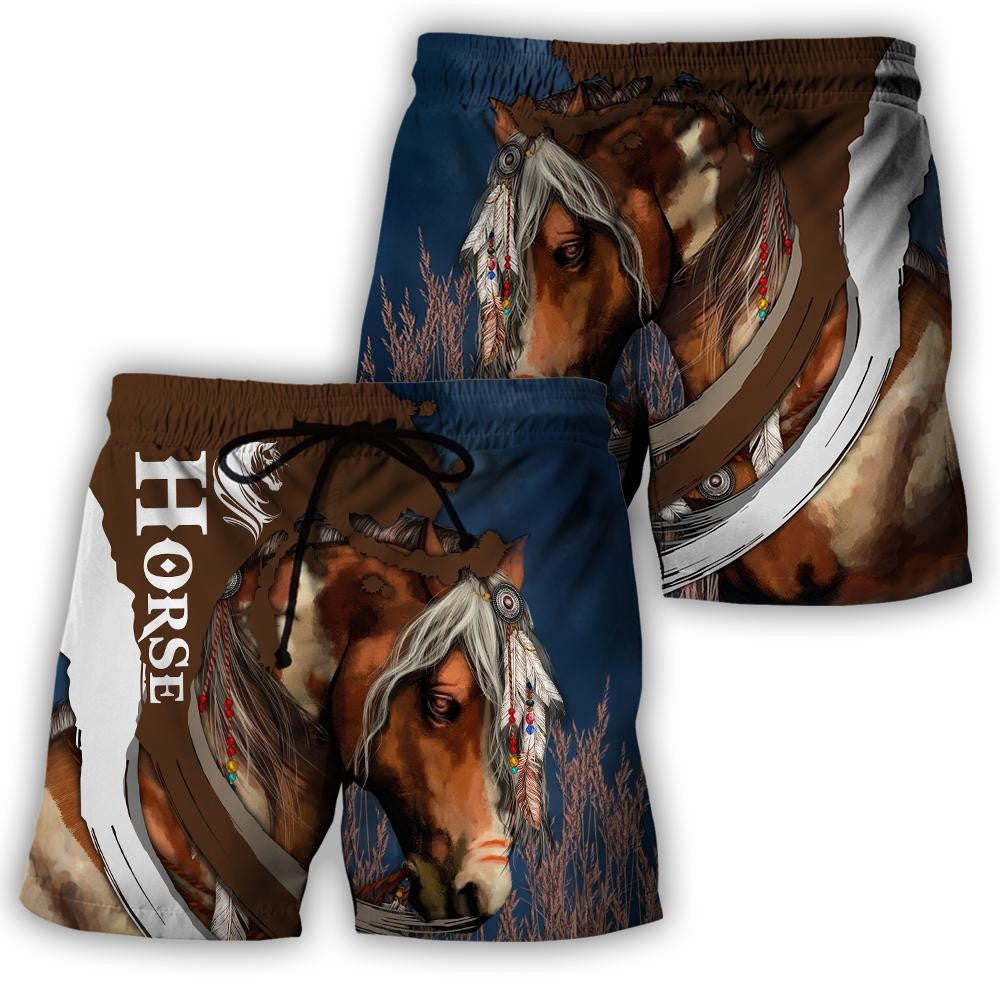 Beautiful Horse 3D All Over Printed Shirts For Men And Women Hoodie