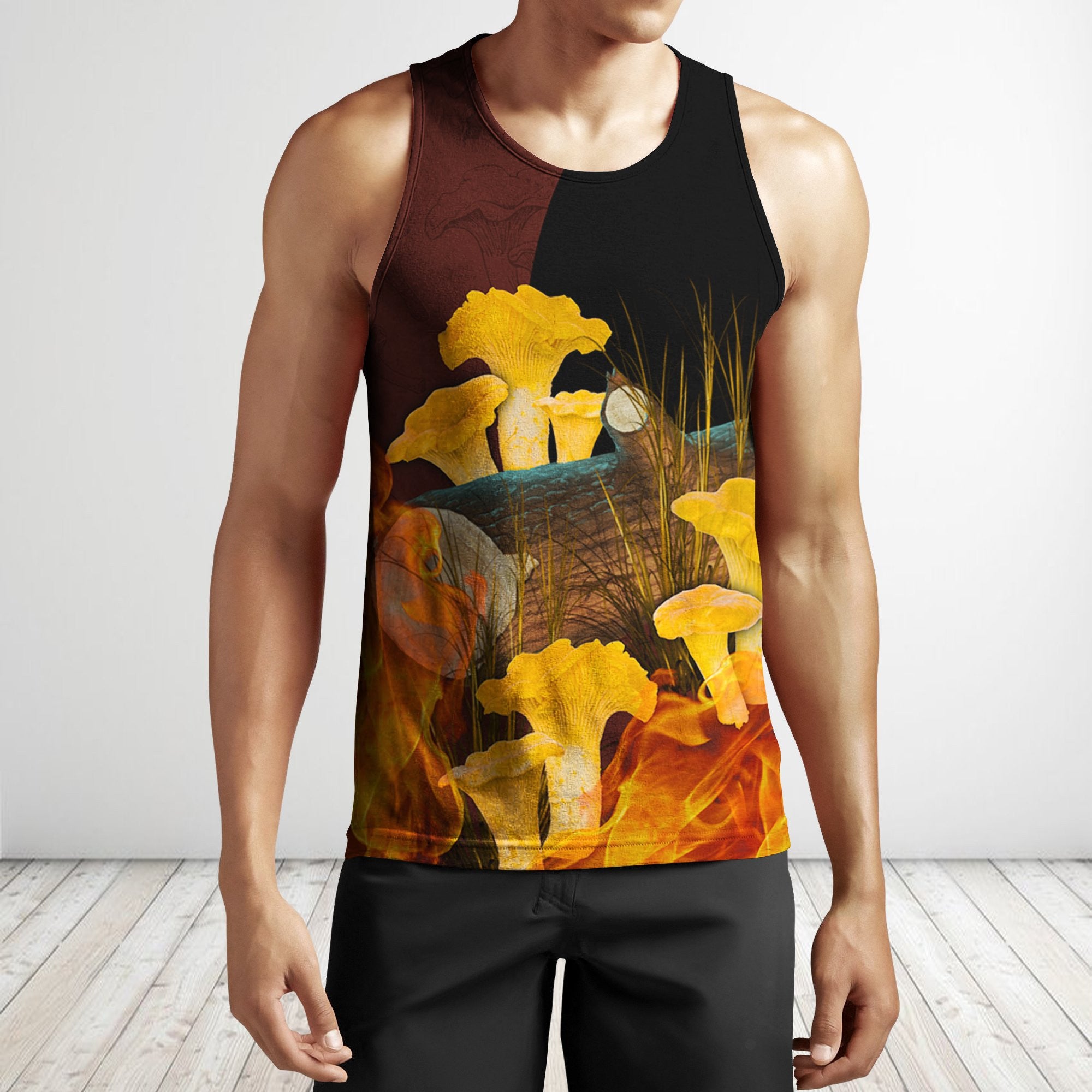 Beautiful Chanterelle Mushrooms 3D All Over Printing Shirts For Men And Women Hoodie