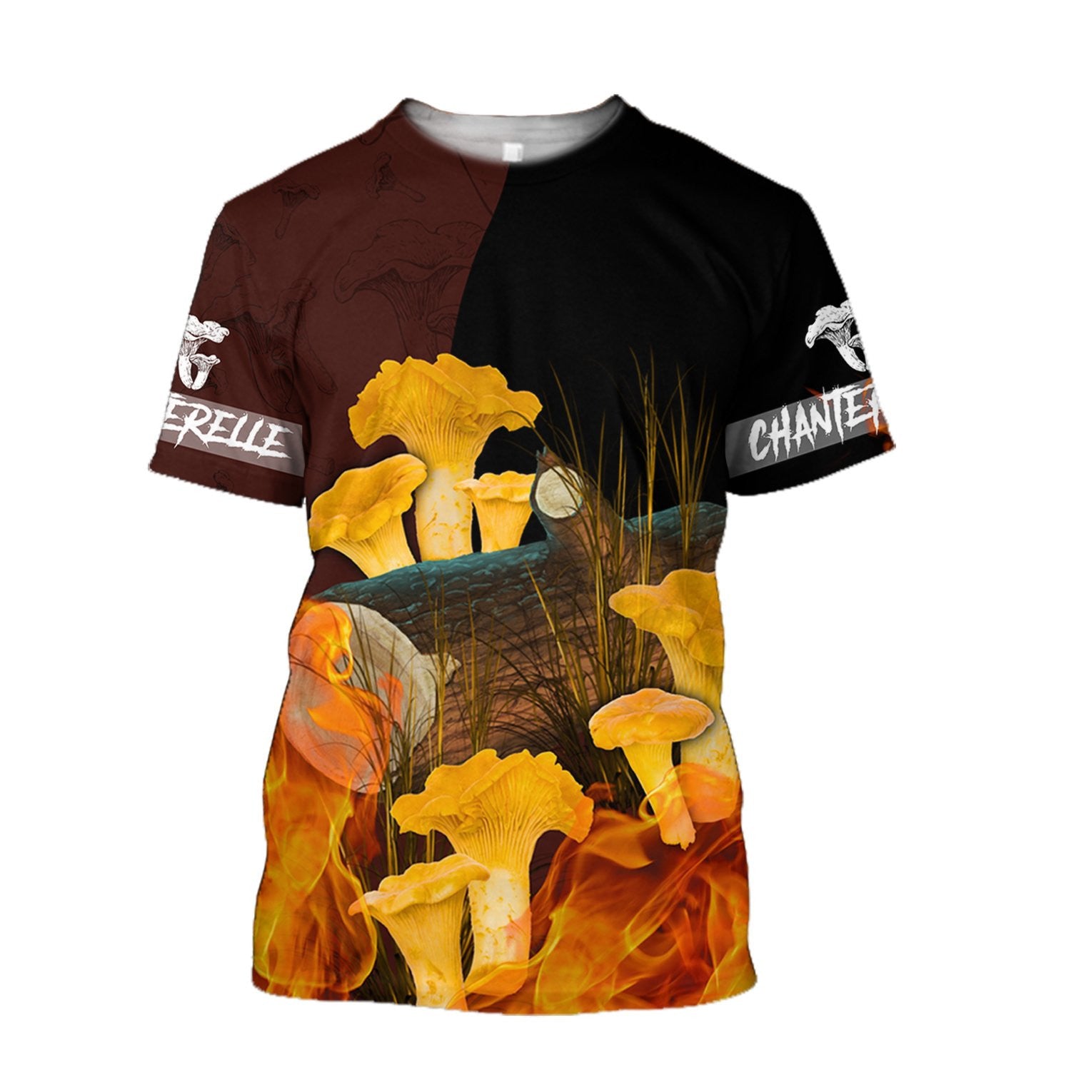 Beautiful Chanterelle Mushrooms 3D All Over Printing Shirts For Men And Women Hoodie