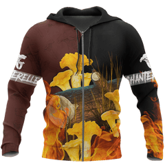 Beautiful Chanterelle Mushrooms 3D All Over Printing Shirts For Men And Women Hoodie