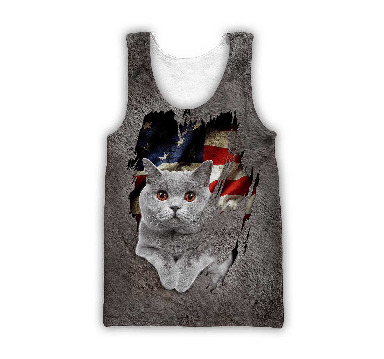 American British Shorthair Cat 3D Printed Shirts For Men And Women Hoodie