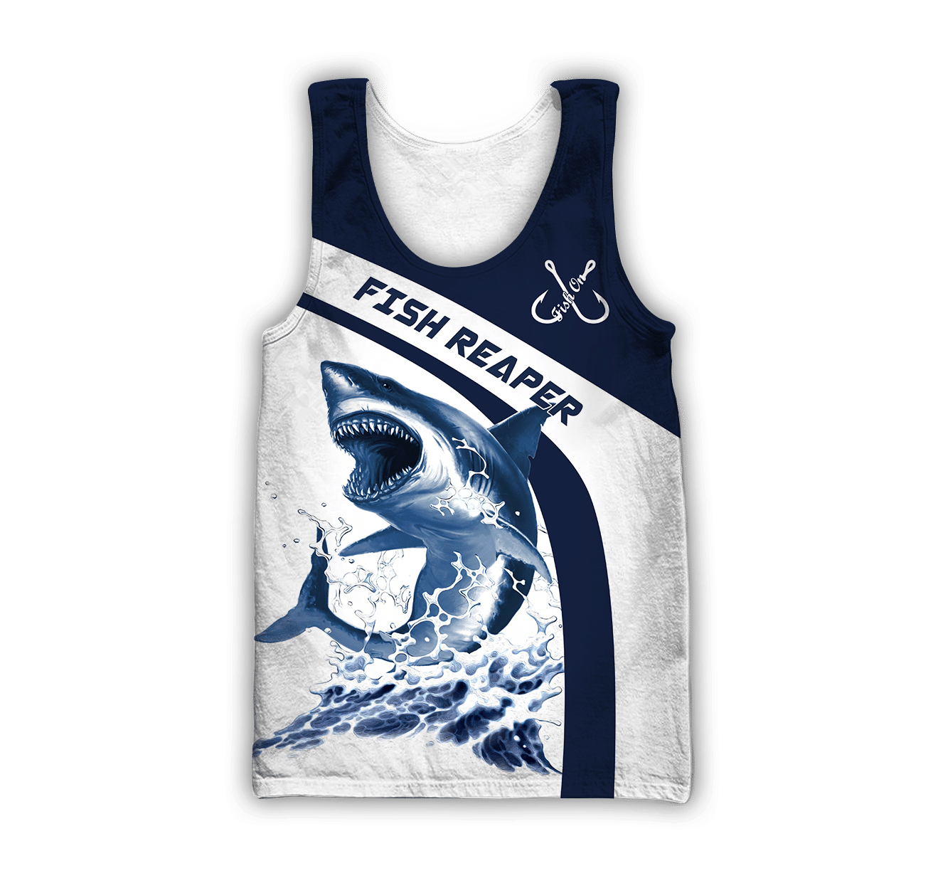 Custom Name Shark Fishing Design 3D Print Shirts Hoodie