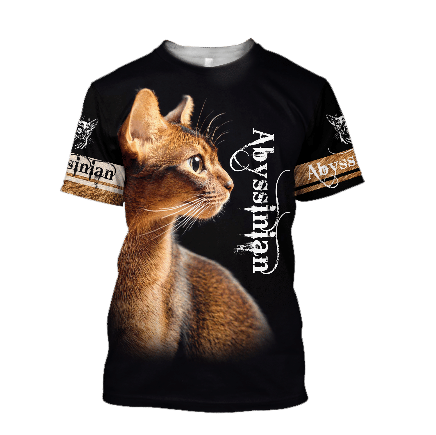 Abyssinian Cat Tattoo 3D Printed Shirts For Men And Women Hoodie