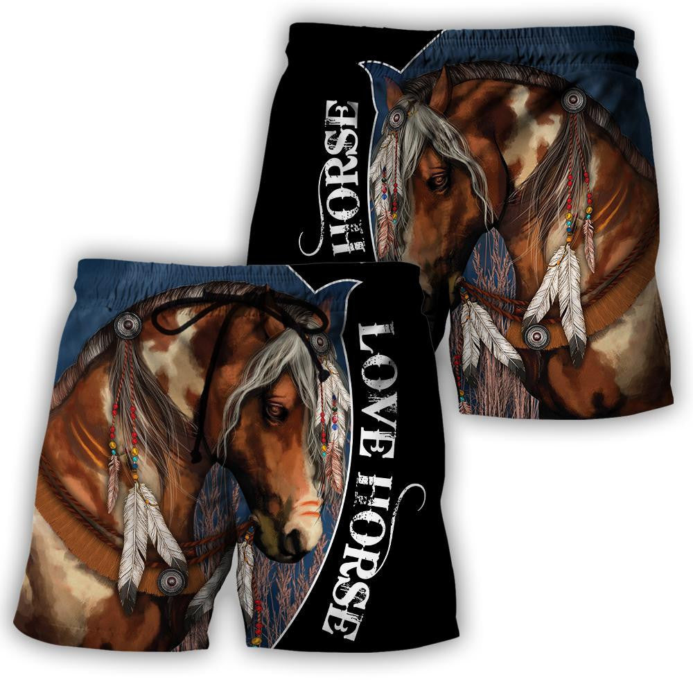 Beautiful Horse 3D All Over Printed Shirts For Men And Women Hoodie