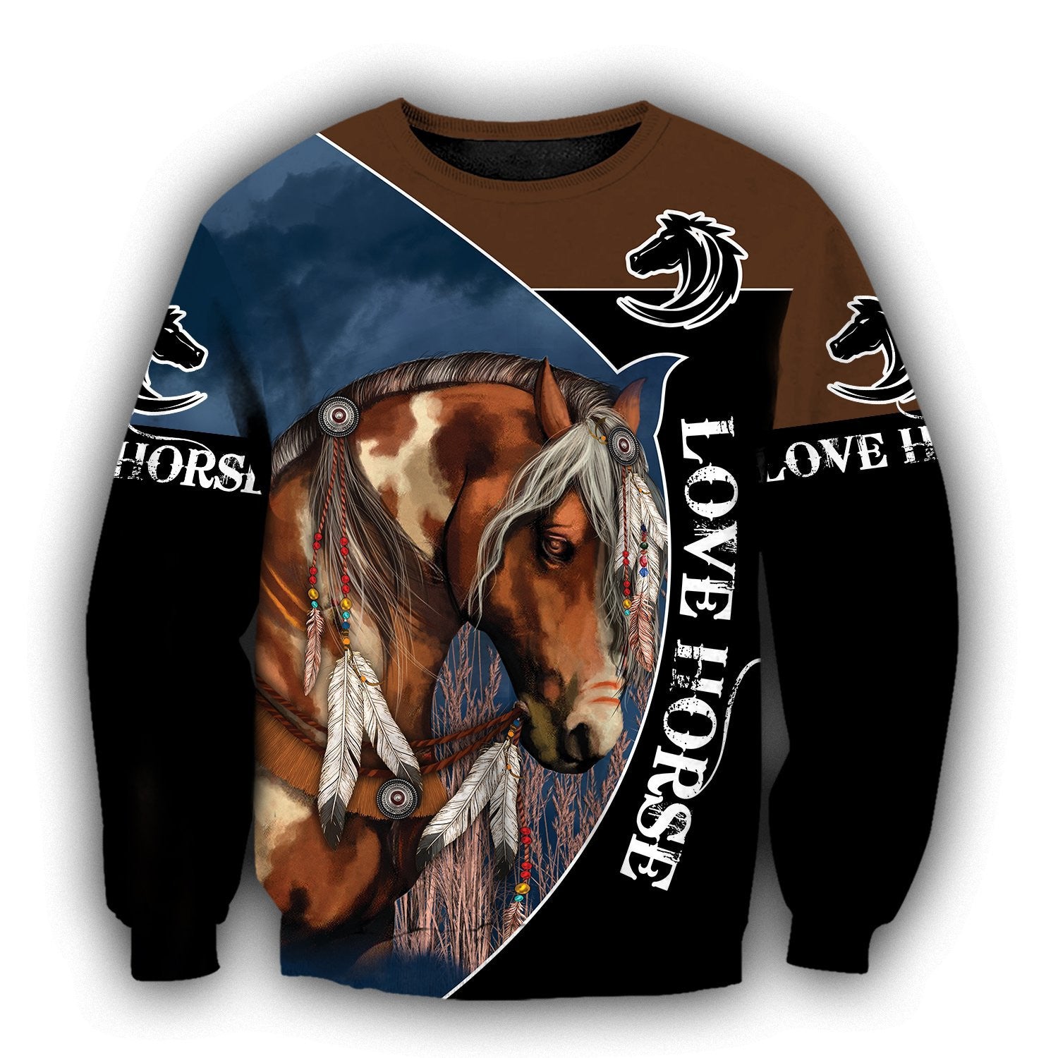 Beautiful Horse 3D All Over Printed Shirts For Men And Women Hoodie