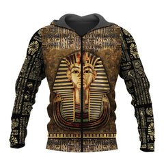 Ancient Egypt Tutankhamun 3D All Over Printed Hoodie For Men And Women