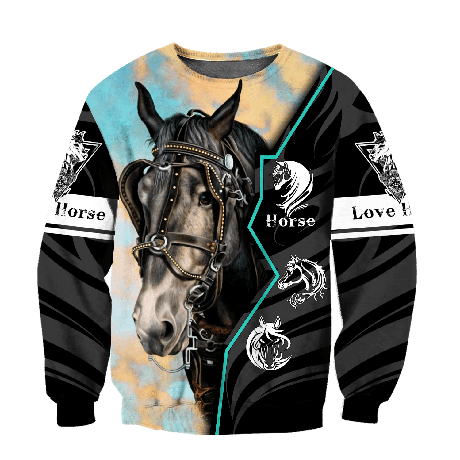 Beautiful Horse 3D All Over Printed Shirt For Men And Women Hoodie