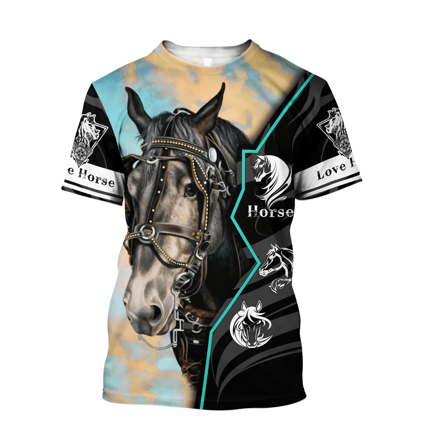 Beautiful Horse 3D All Over Printed Shirt For Men And Women Hoodie