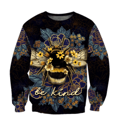 Beautiful Bee Art 3D All Over Printed Shirts For Men And Women Hoodie