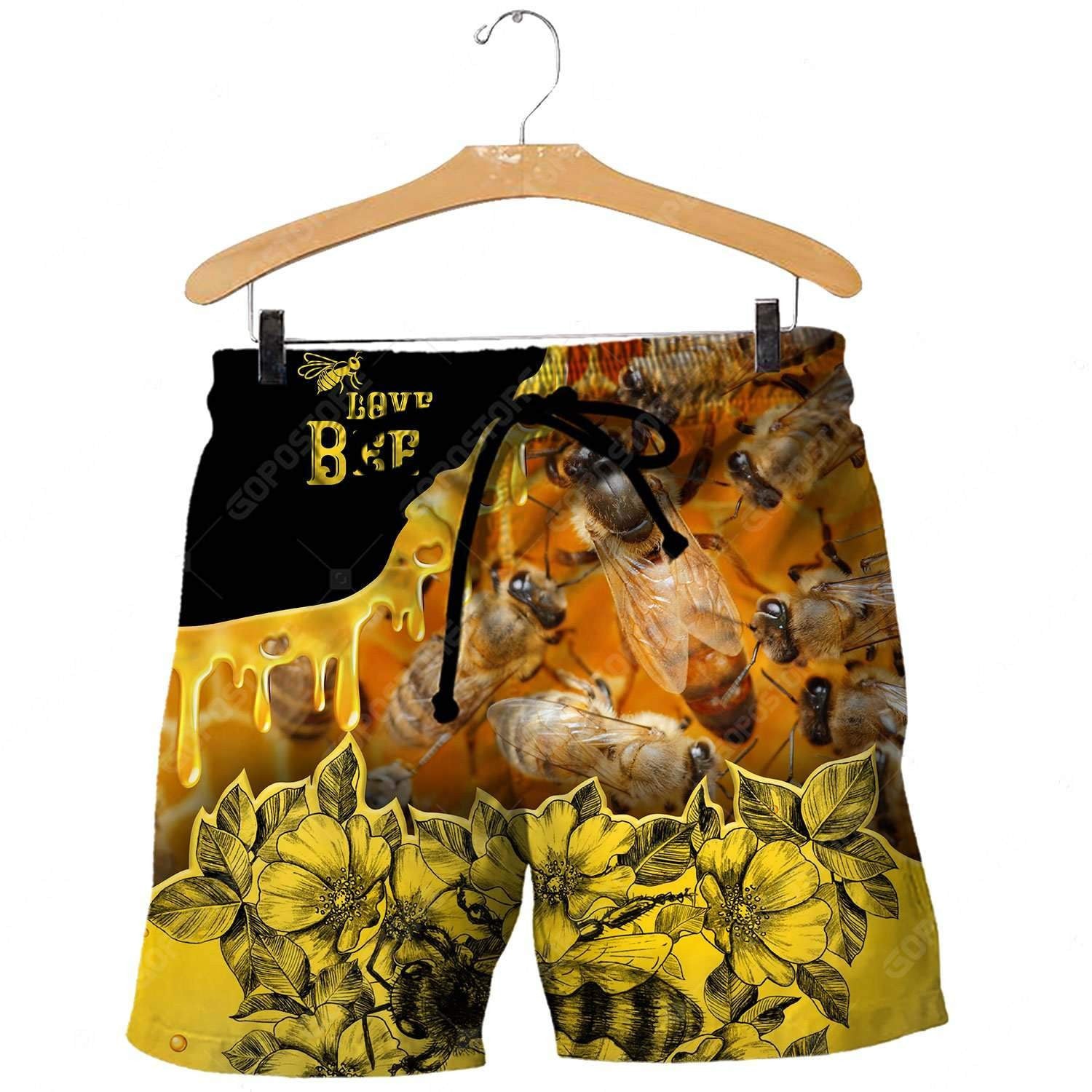 Beautiful Bee Art 3D All Over Printed Shirts For Men And Women Hoodie