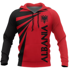 Albania Hoodie Black Eagle - Tornado Version NNK 1136 - Amaze Style™