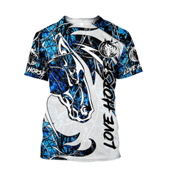 Beautiful Horse 3D All Over Printed Shirt For Men And Women Hoodie