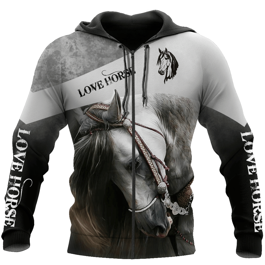 Beautiful Horse 3D All Over Printed Shirt For Men And Women Hoodie