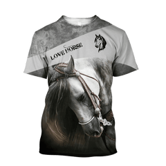 Beautiful Horse 3D All Over Printed Shirt For Men And Women Hoodie