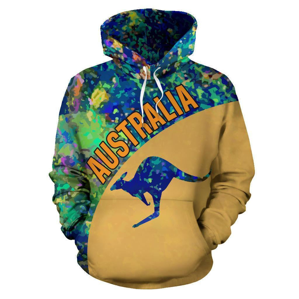 Australia Kangaroo Hoodie Opal - NNK1422 - Amaze Style™