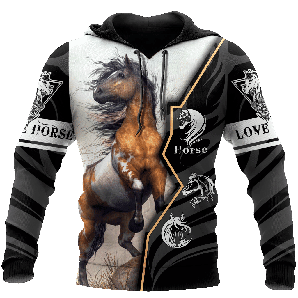 Beautiful Horse 3D All Over Printed shirt for Men and Women Pi040104 - Amaze Style™-Apparel