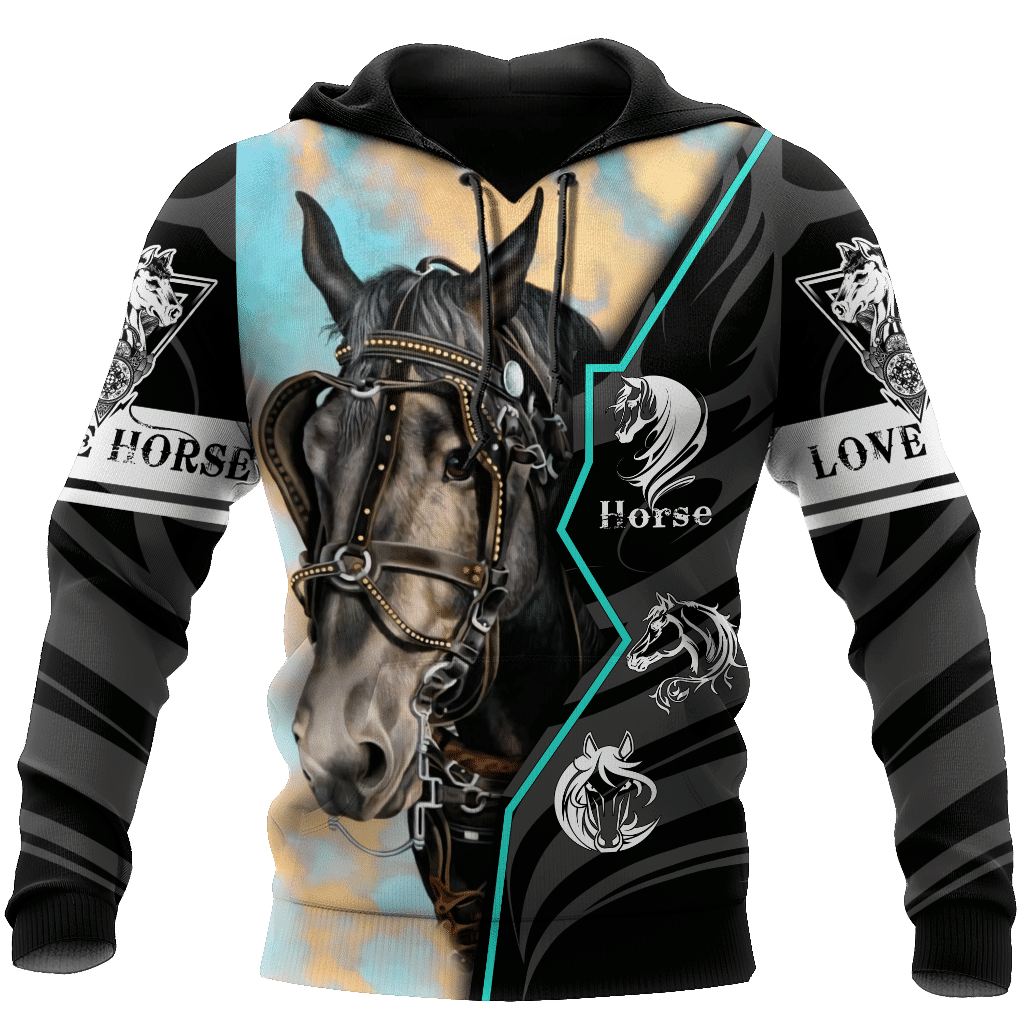 Beautiful Horse 3D All Over Printed shirt for Men and Women Pi040105 - Amaze Style™-Apparel