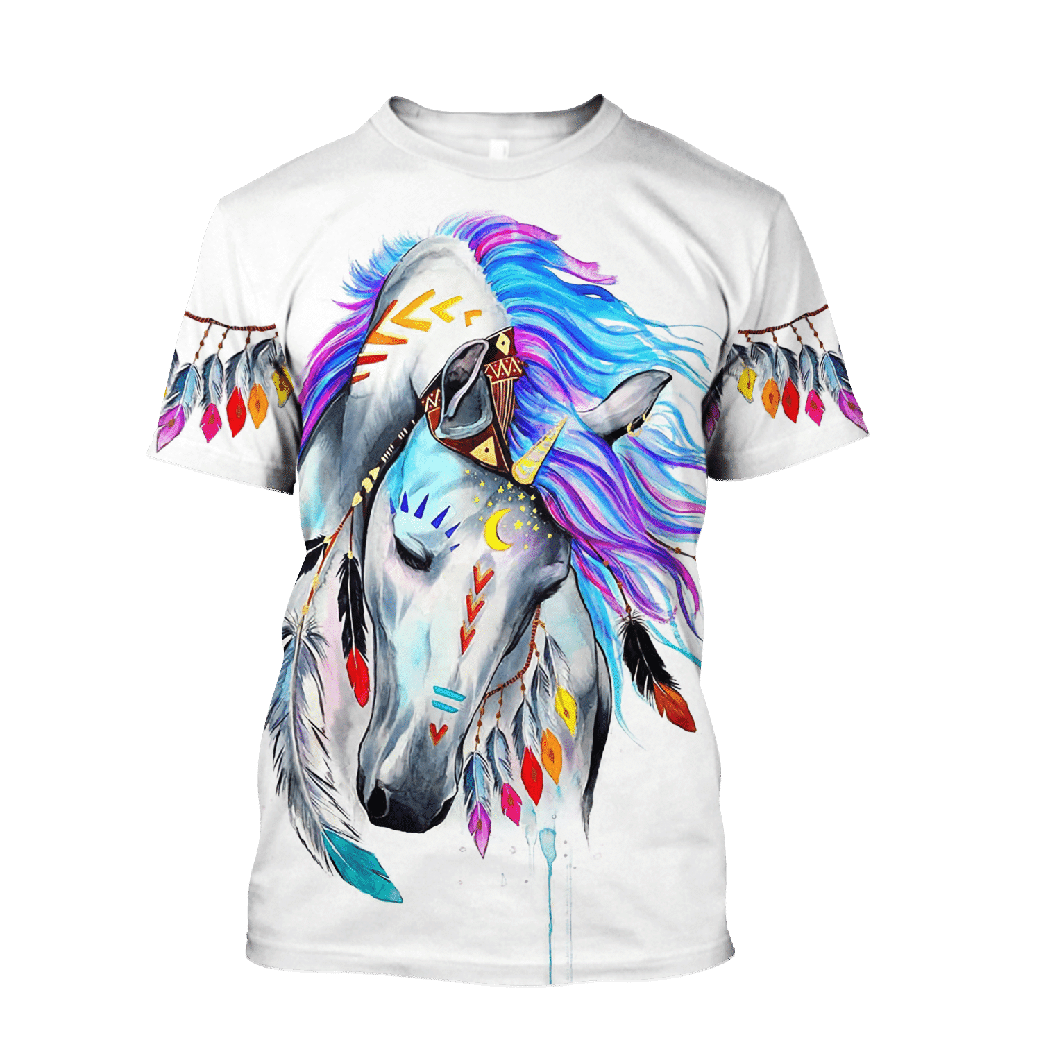 Beautiful Horse 3D All Over Printed Shirt For Men And Women Hoodie