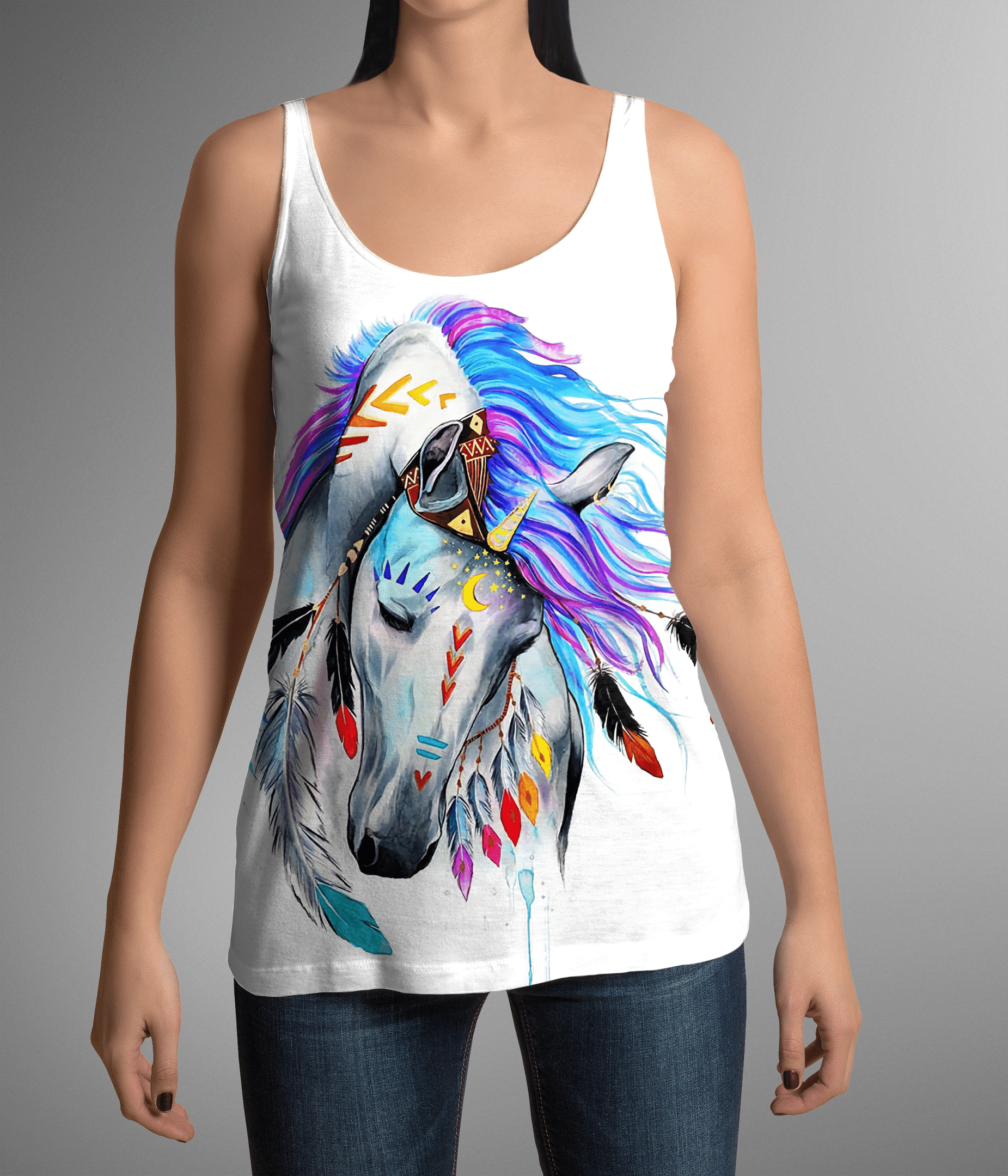 Beautiful Horse 3D All Over Printed shirt for Men and Women Pi060105 - Amaze Style™-Apparel