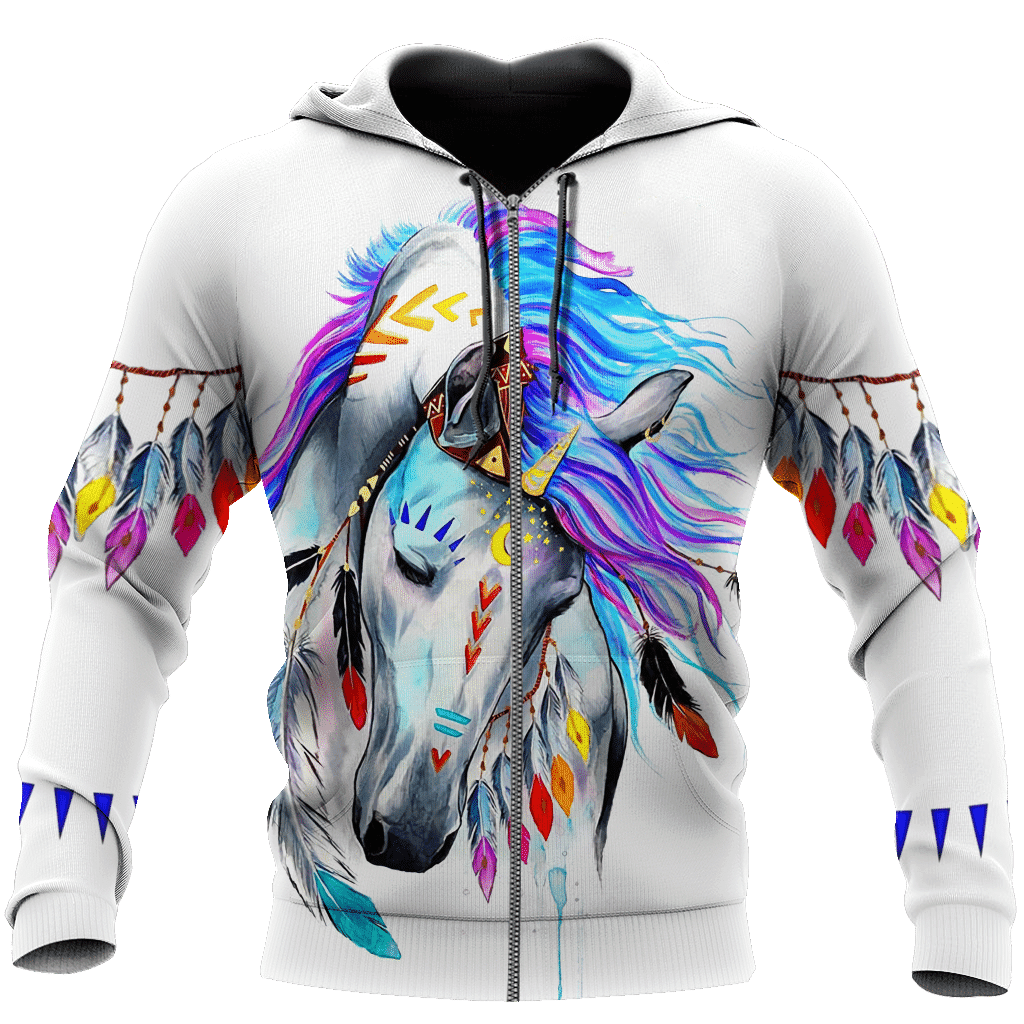 Beautiful Horse 3D All Over Printed Shirt For Men And Women Hoodie