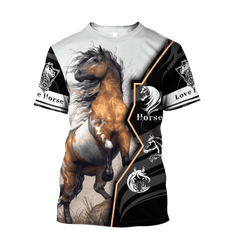 Beautiful Horse 3D All Over Printed Shirt For Men And Women Hoodie