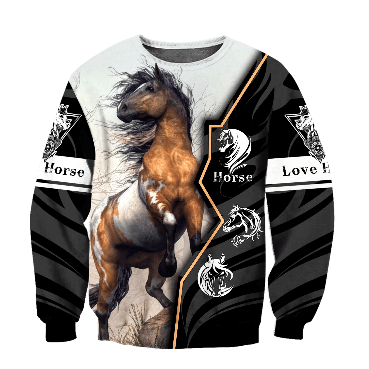 Beautiful Horse 3D All Over Printed Shirt For Men And Women Hoodie