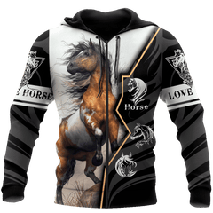 Beautiful Horse 3D All Over Printed Shirt For Men And Women Hoodie