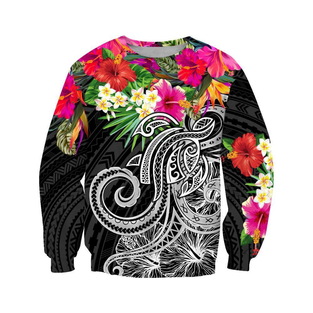 Amazing Hibiscus And Frangipani Hoodie Tshirt For Men And Women