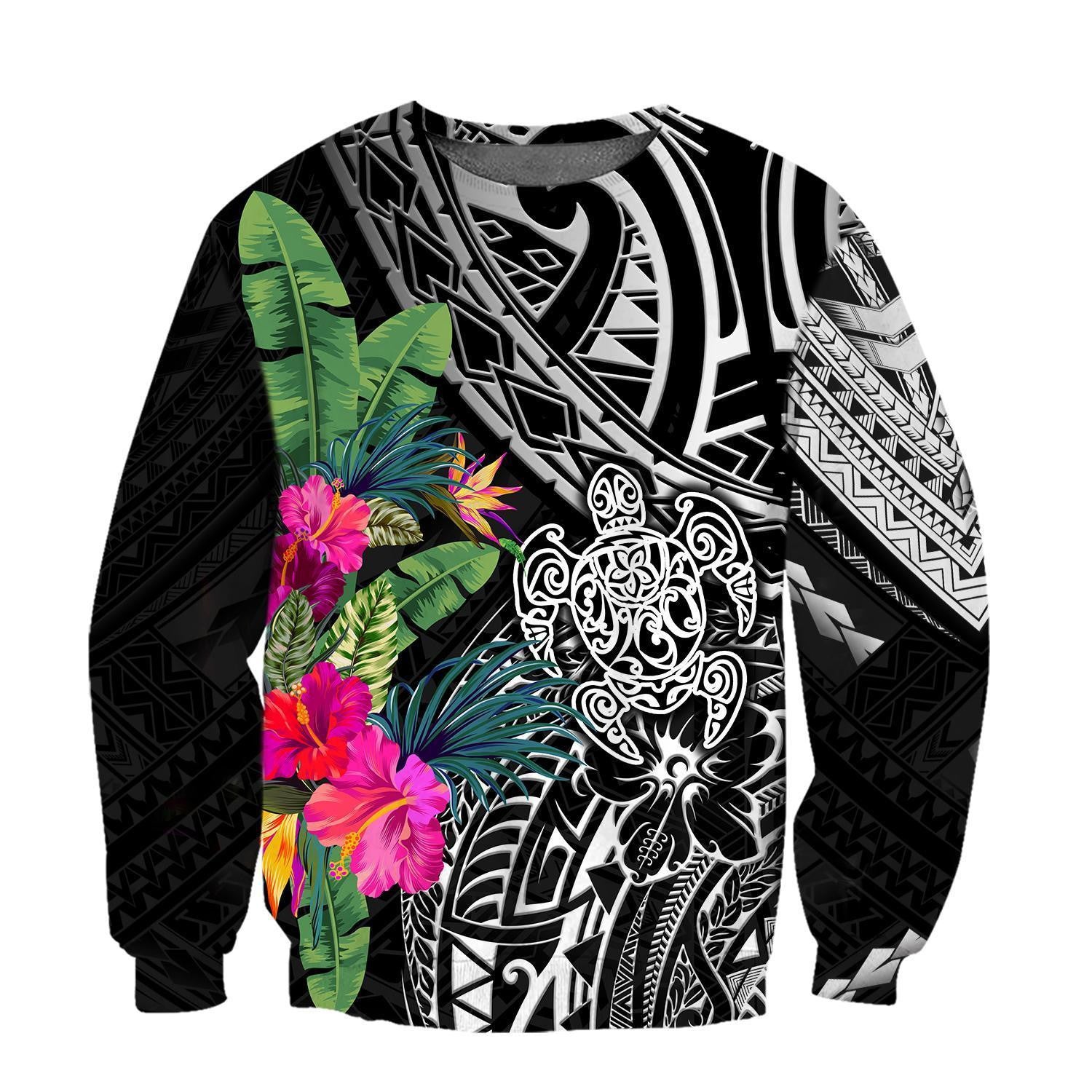 Amazing Hibiscus Turtle Hoodie Tshirt For Men And Women