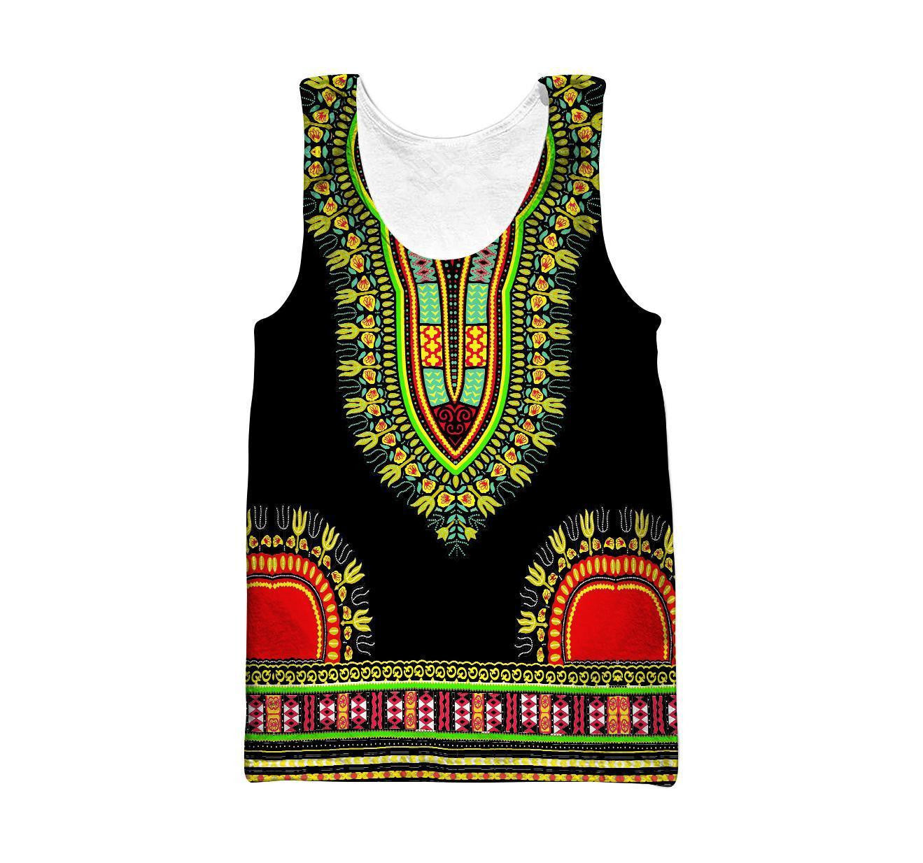 African Dashiki Pattern Hoodie For Men And Women