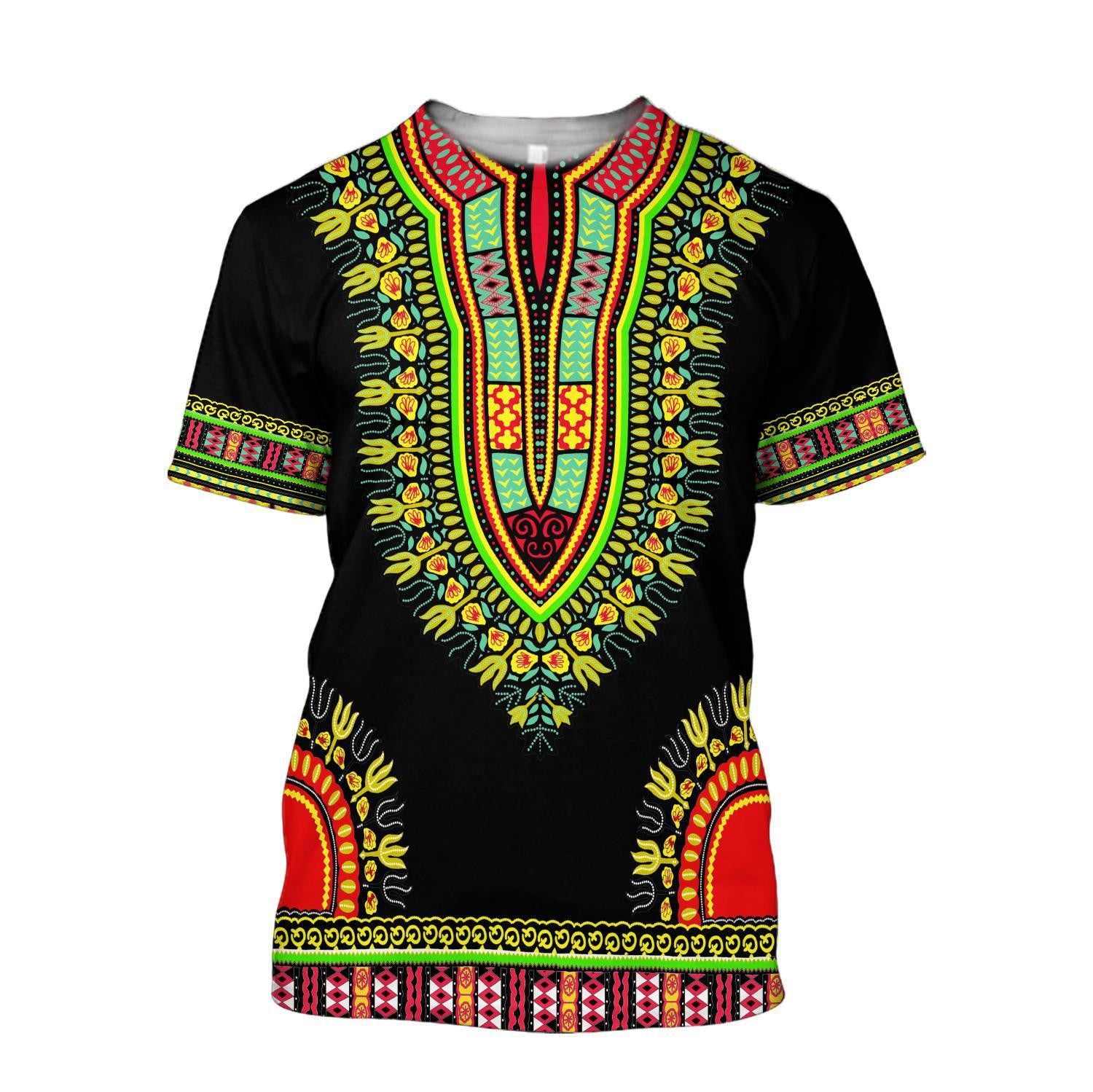 African Dashiki Pattern Hoodie For Men And Women