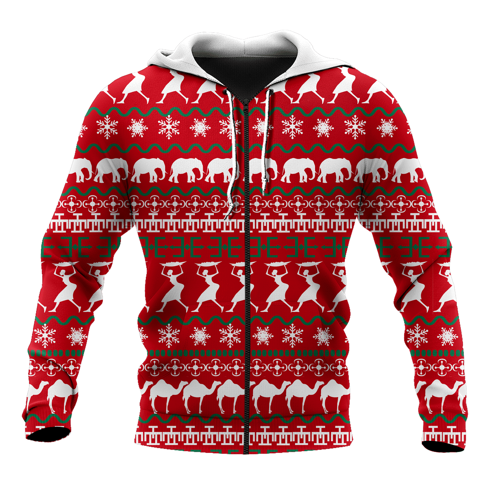 African Xmas Unisex Deluxe Hoodie