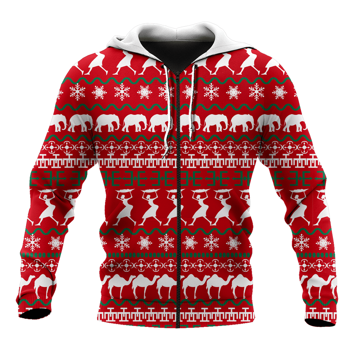 African Xmas Unisex Deluxe Hoodie