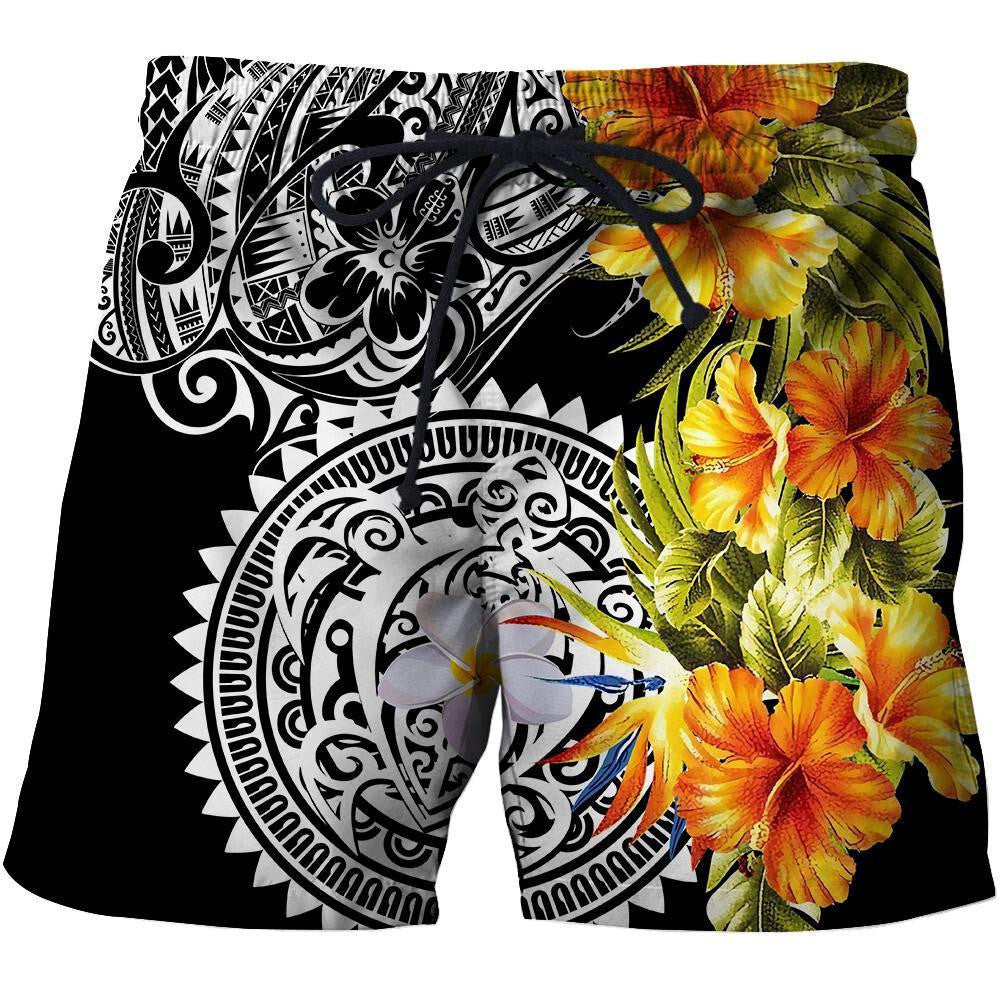 Amazing Polynesian Turtle Tattoo & Hibiscus Hoodie Tshirt For Men And Women