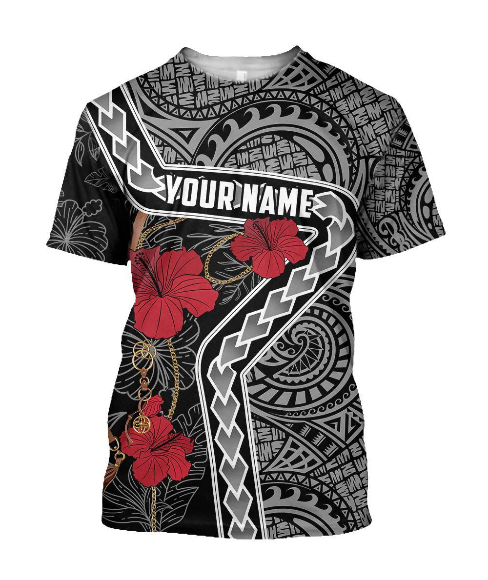 Amazing Polynesian Red Tattoo Ii Customize 3D All Over Printed Shirts For Men And Women Hoodie