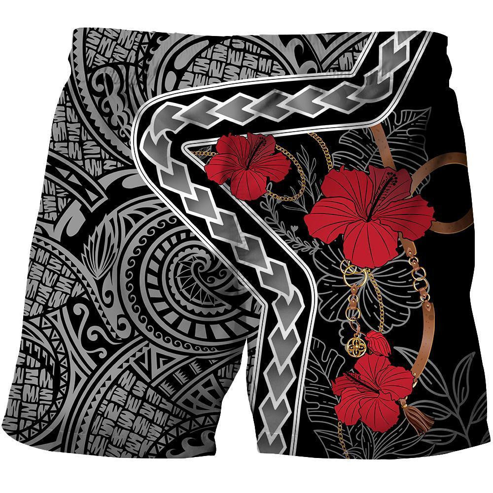 Amazing Polynesian Red Tattoo II Customize 3D All Over Printed Shirts For Men And Women - Amaze Style™-Apparel