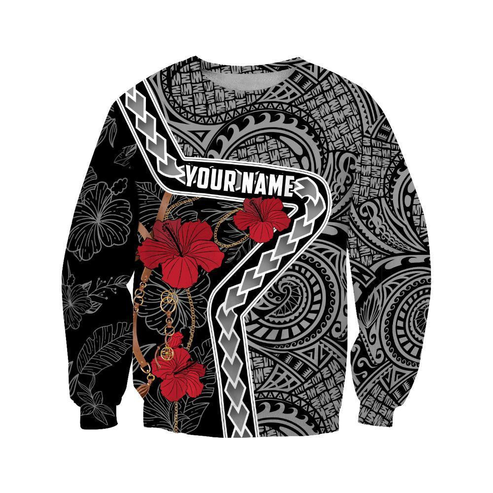 Amazing Polynesian Red Tattoo Ii Customize 3D All Over Printed Shirts For Men And Women Hoodie