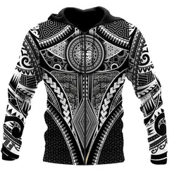 Amazing Polynesian Pattern Hoodie For Men And Women