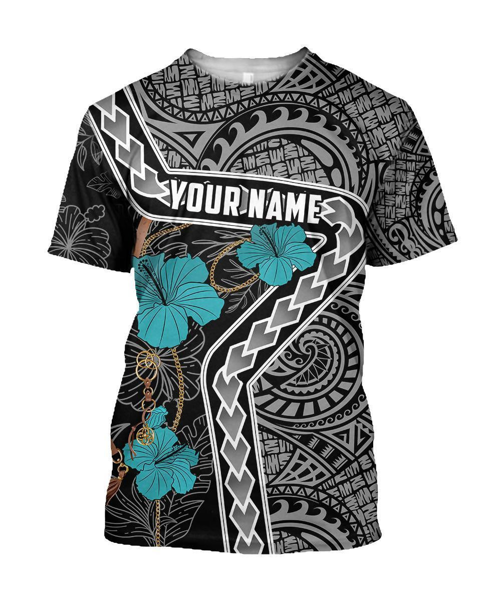 Amazing Polynesian Green Tattoo Ii Customize 3D All Over Printed Shirts For Men And Women Hoodie