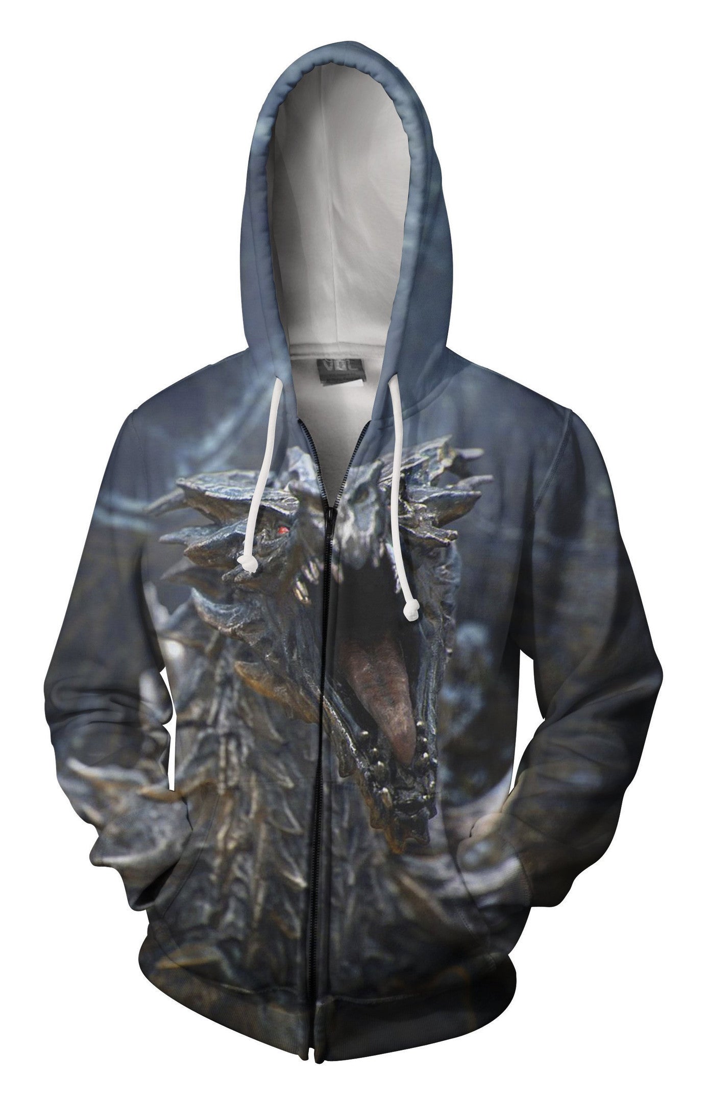 Alduin Skyrim Dragon All Over Print 3D Hoodie