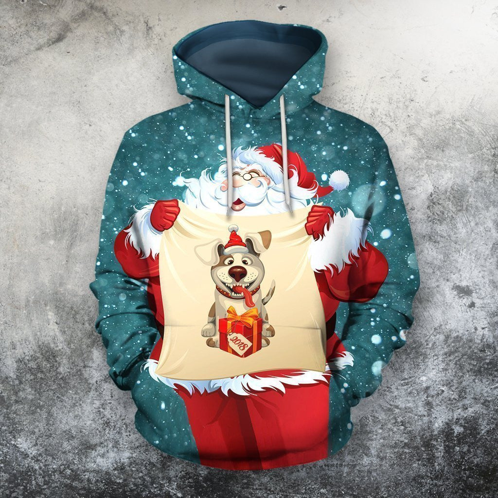 3D All Over Printed Santa Ugly Christmas Shirts and Shorts - Amaze Style™-Apparel