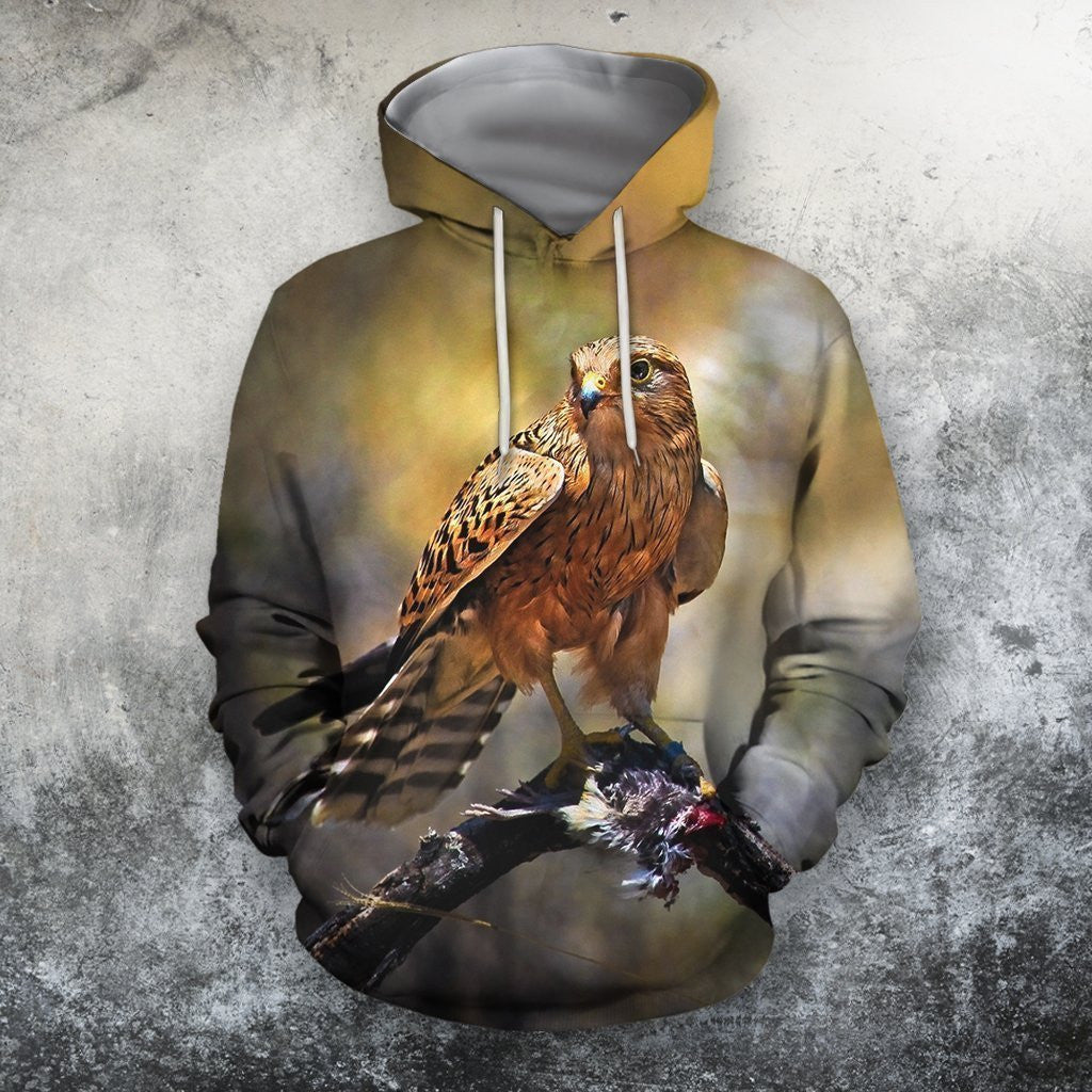 3D All Over Print  Animals Hawks Hunting Hoodie - Amaze Style™