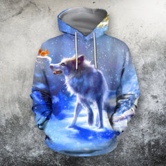 3D All Over Print  Animals Wolves Hoodie - Amaze Style™