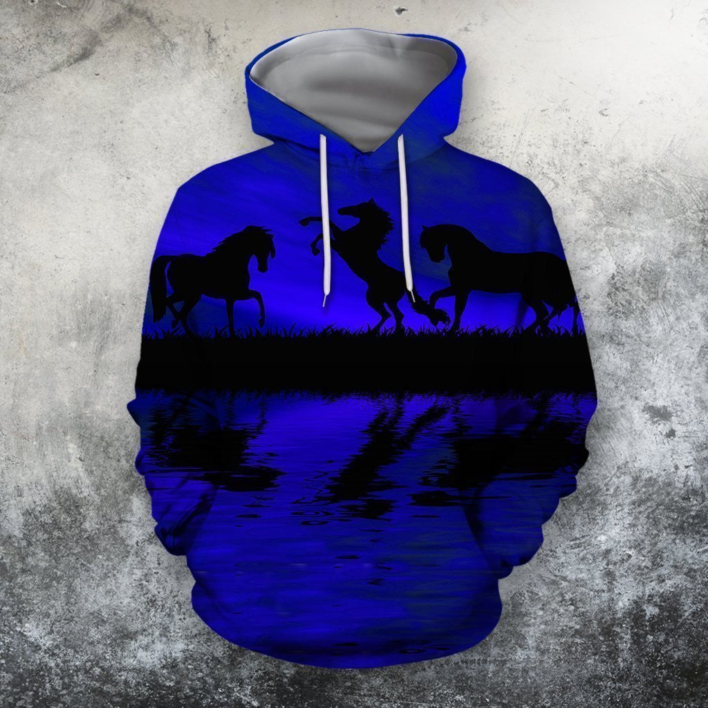 3D All Over Print  Animals Horse Hoodie - Amaze Style™